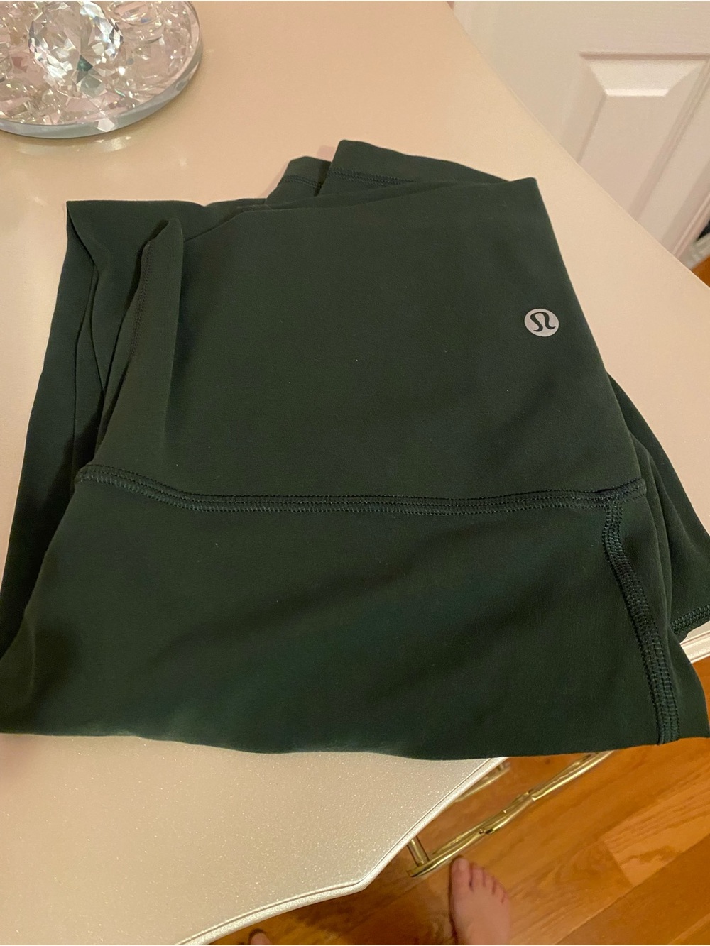 lululemon  Girls' dark green Leggings .28 inch